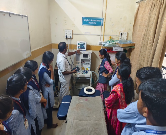 Hospital Visit@ICU and Waste Management Department-Bharti Vidyapeeth Medical College and Hospital, Sangli