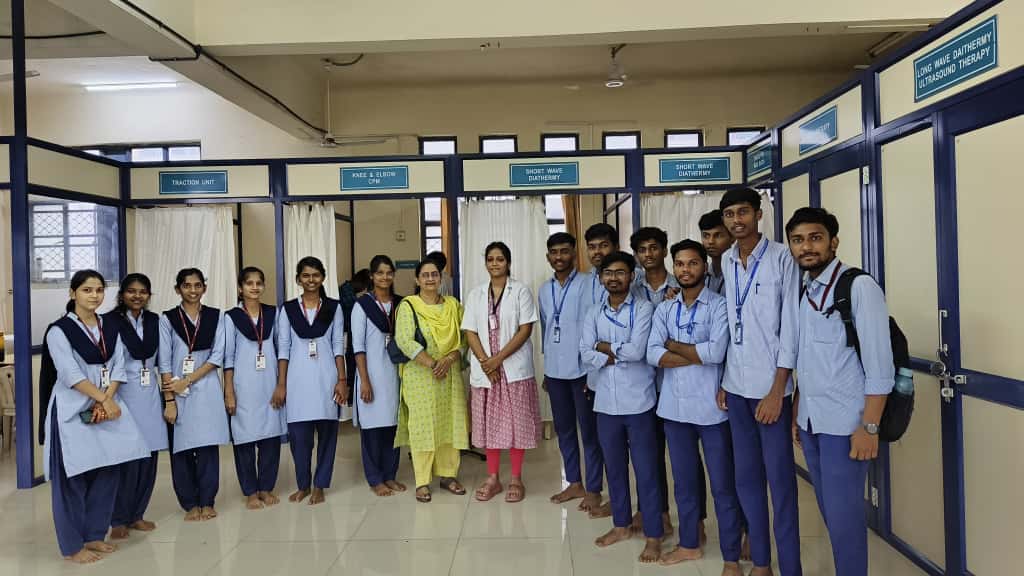 Hospital Visit @Physiotherapy Department- Bharti Vidyapeeth Medical College and Hospital, Sangli