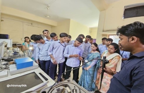 Industrial Visit@Optofine Instruments Pvt. Ltd, Miraj